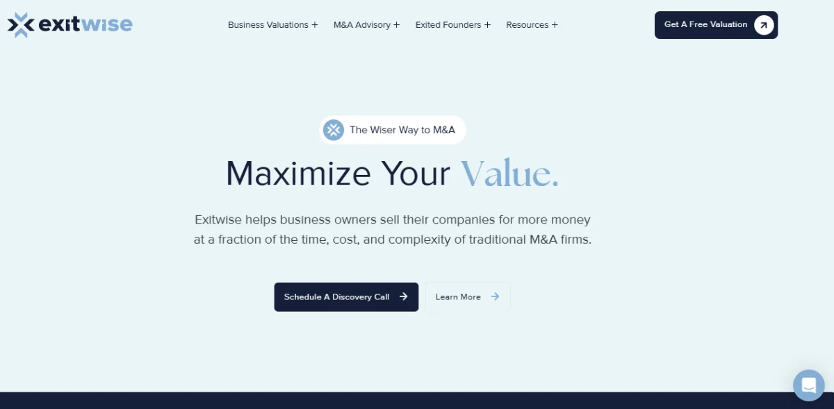 Exitwise Homepage