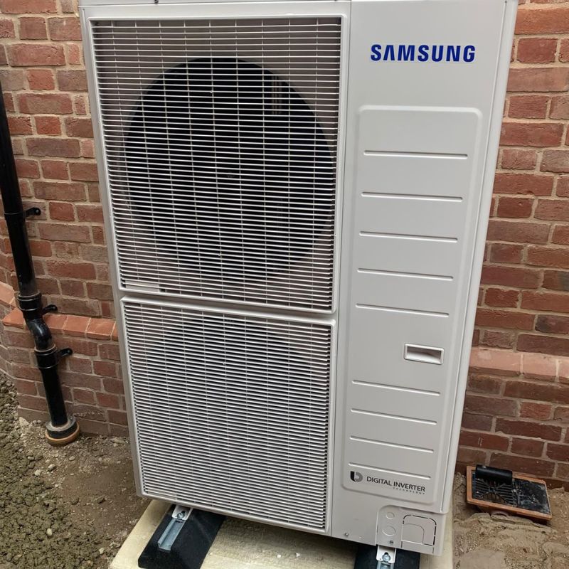 External heat pump
