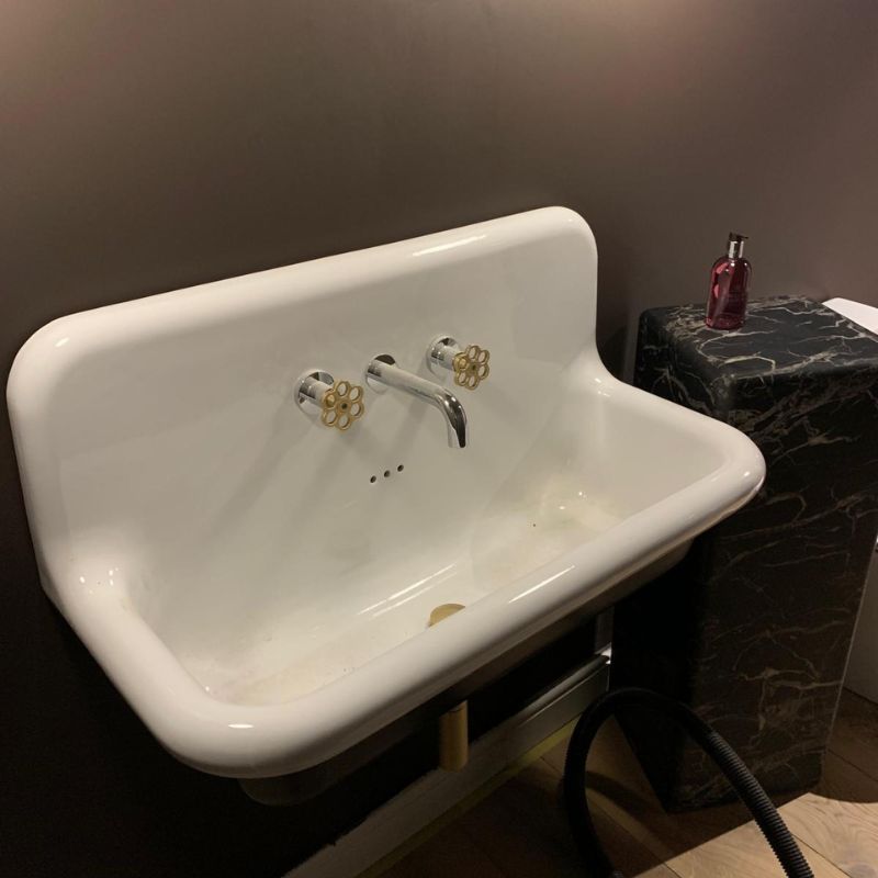 New sink installation