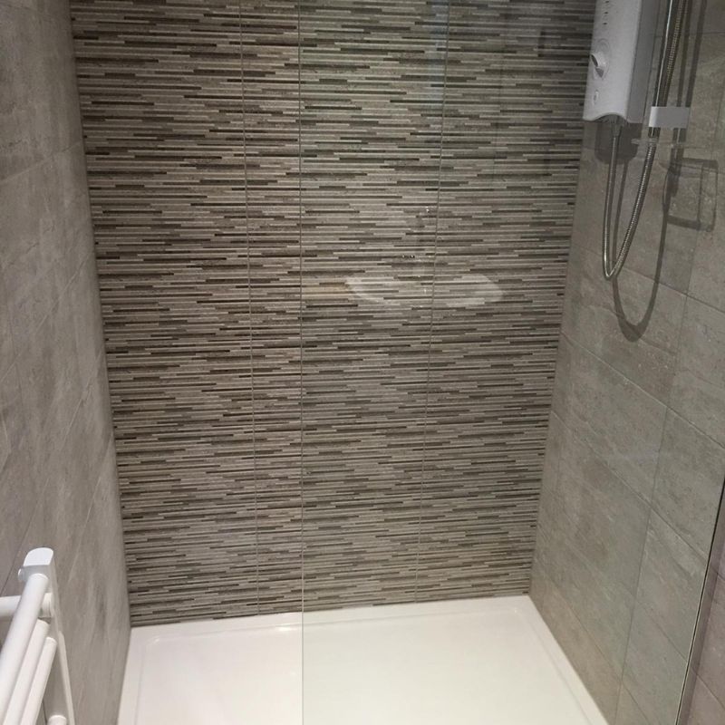 Newly installed shower