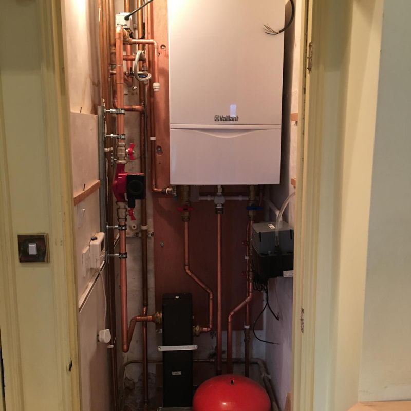 Newly installed boiler