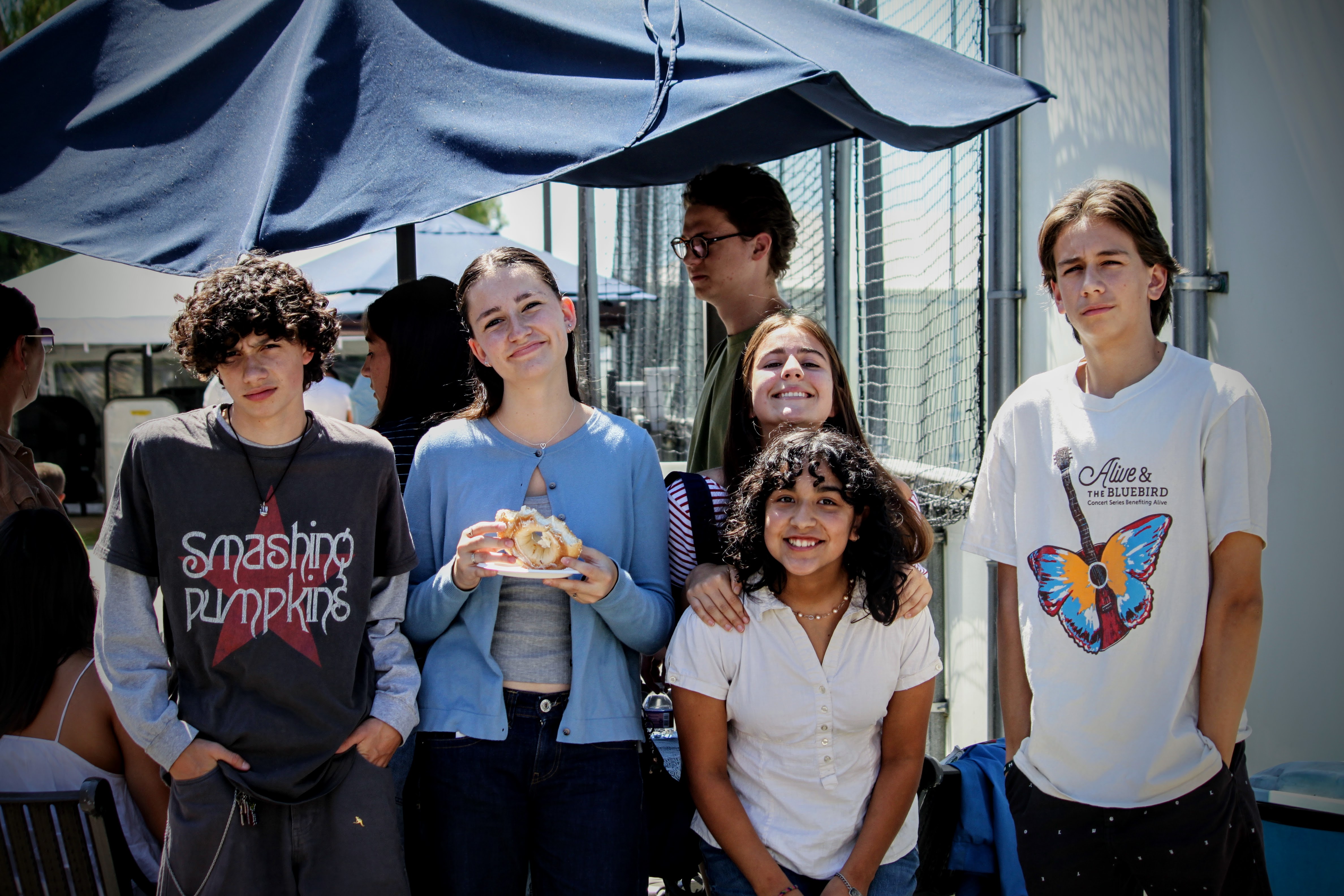 High School Kids Outside