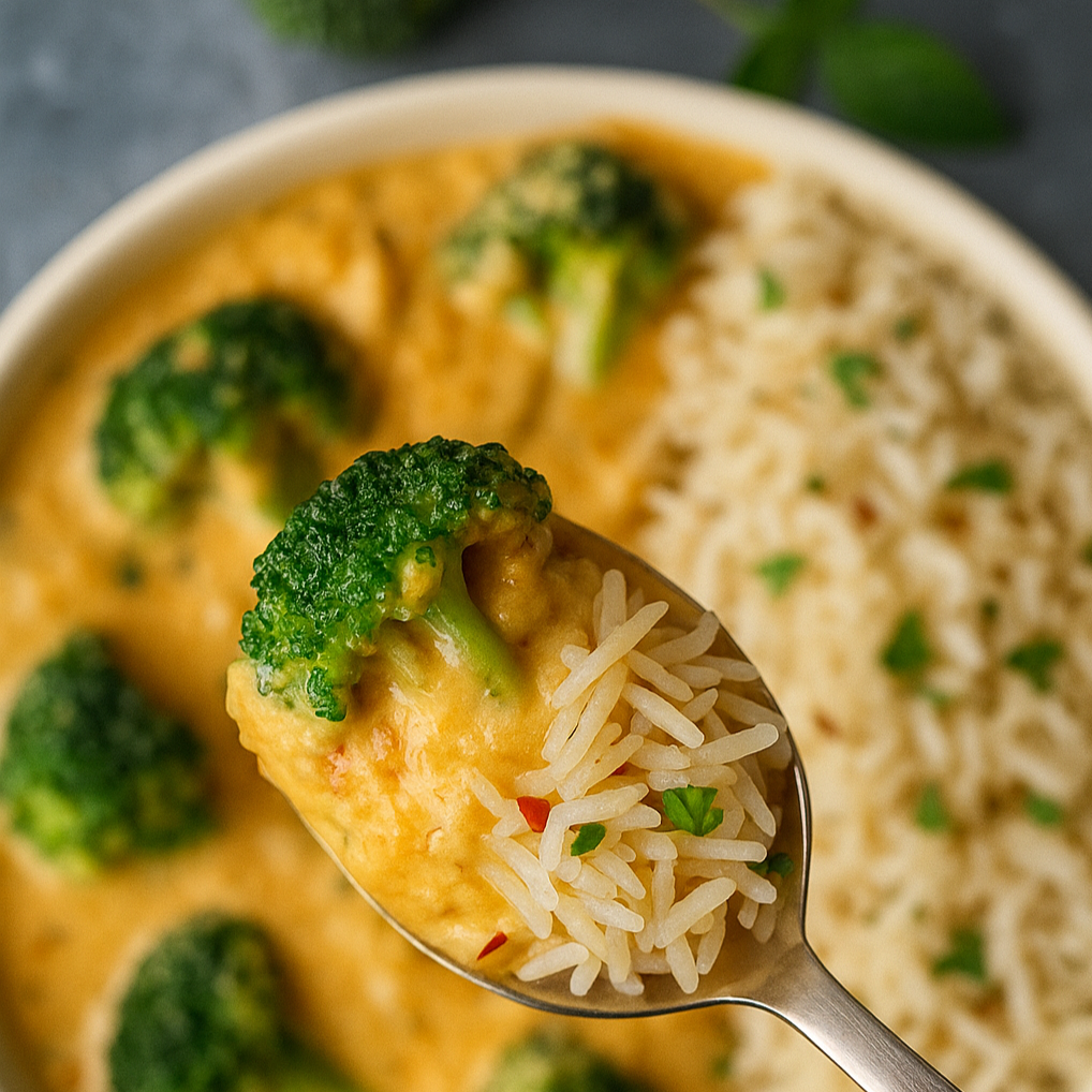 Creamy mixed herb rice image