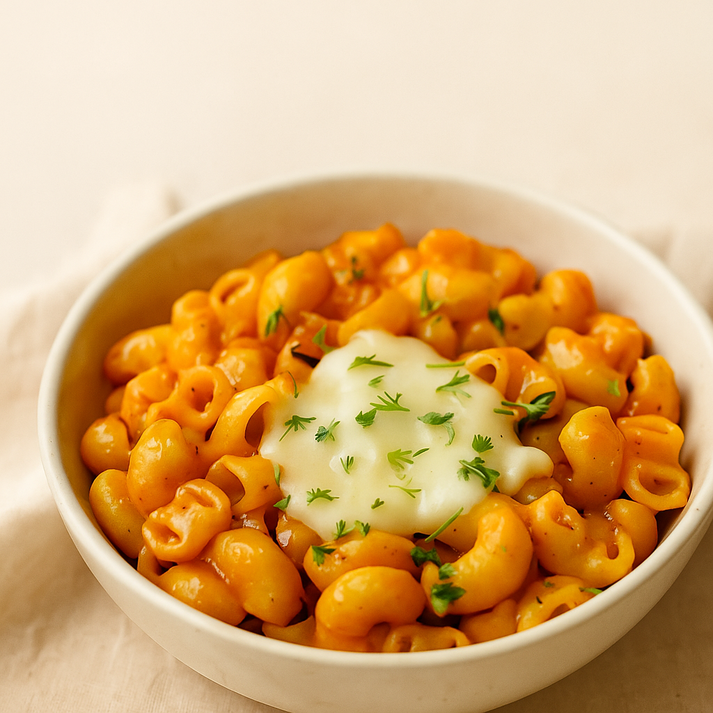 Indian cheesy pasta image