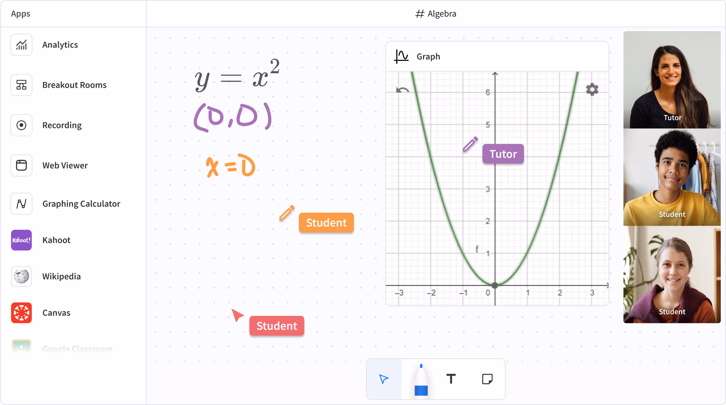 Pencil Spaces: Digital Classrooms made simple. Award winning tools for teaching online, in-person and everything in between. 