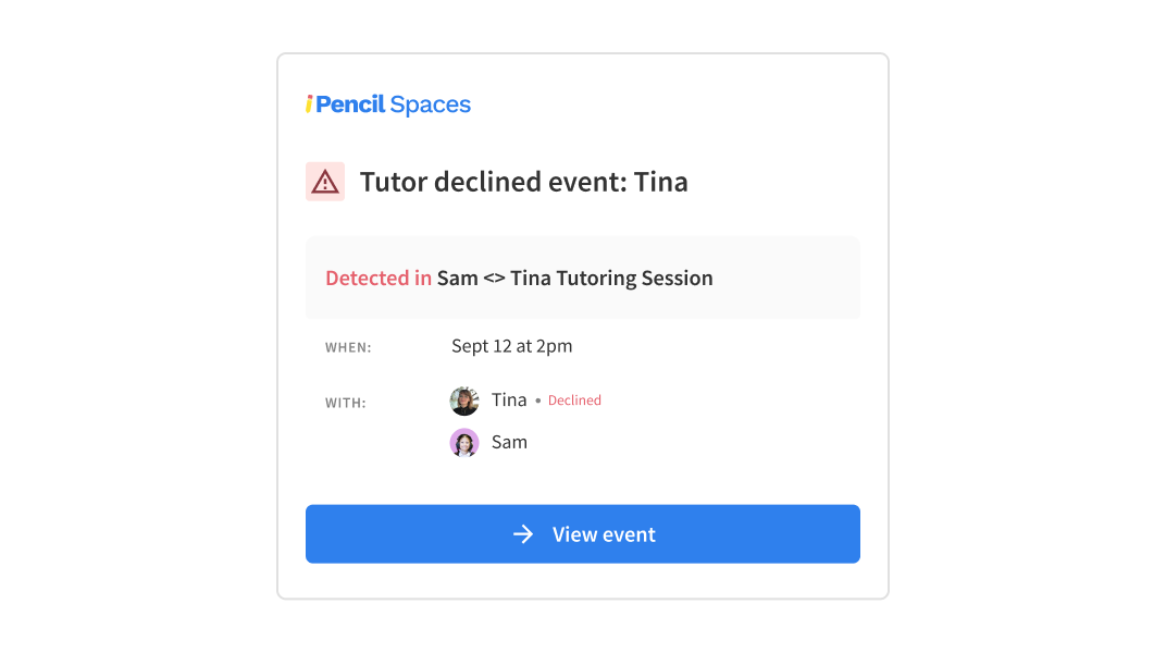 Get notified when plans change, as soon as they change, and take action.