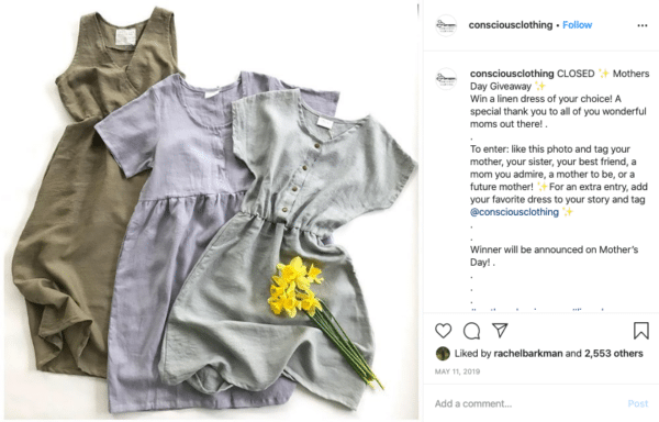 Girl Kid's Clothes for Mothers Day Instagram Contests