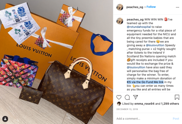 Instagram influencer Cliona Kelly partnered with Rotunda Hospital to raise emergency funds