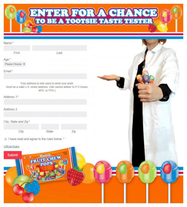 Enter For A Chance To Be A Toothsie Taste Tester Invite-Only Contest