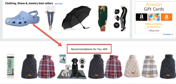 Segment your list based on data for holiday customers