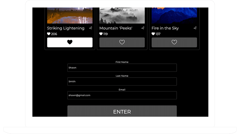 Vote to Enter Giveaway