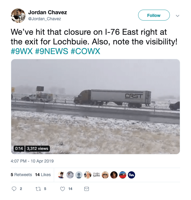 9News Tweet