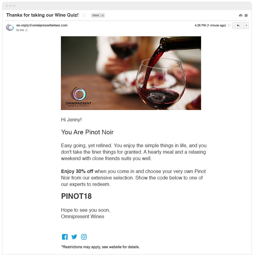 Automated email