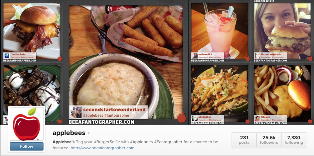 Applebee's Fantographer campaign