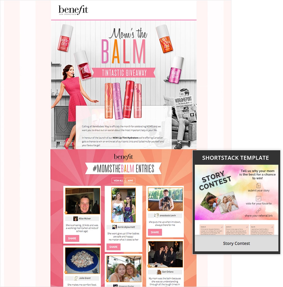 Mom's the Balm Contest by Benefit