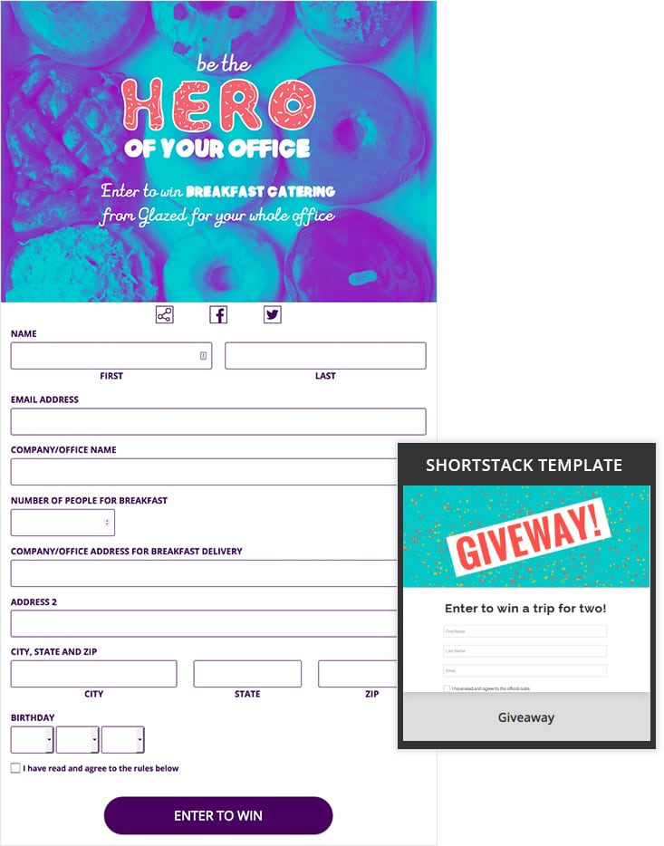 Simple giveaway