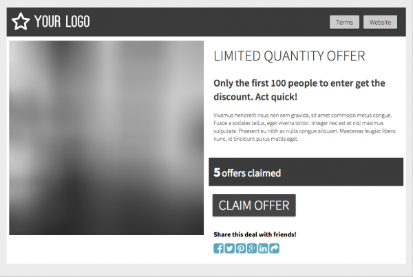 Limited Time Offer