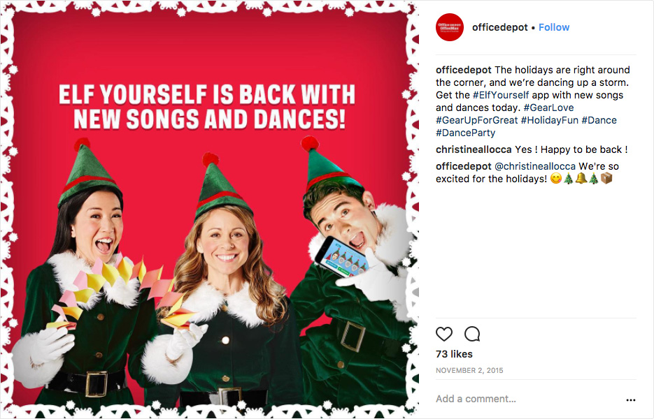 Elf Yourself Example