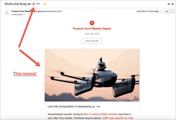 Social media and email marketing - Product Hunt