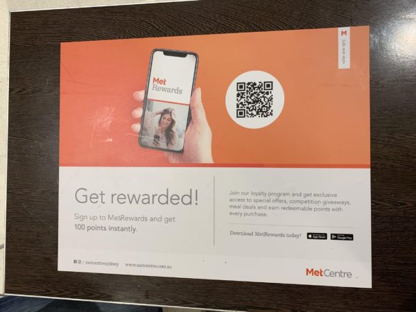 Join reward program using QR Codes