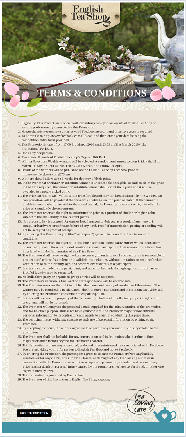 terms & conditions