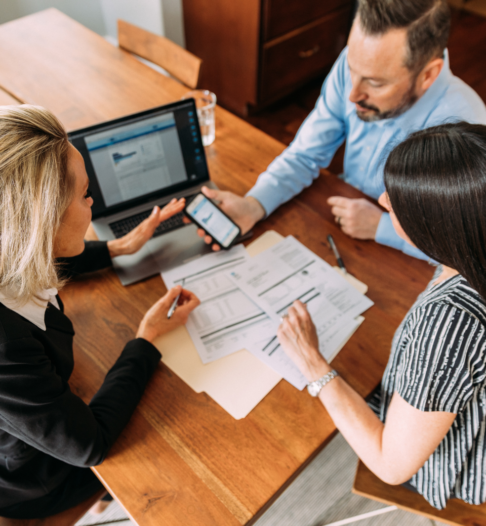 Healthcare professionals in lab coats walking together — Atlanta medical accounting firm and healthcare bookkeeping services