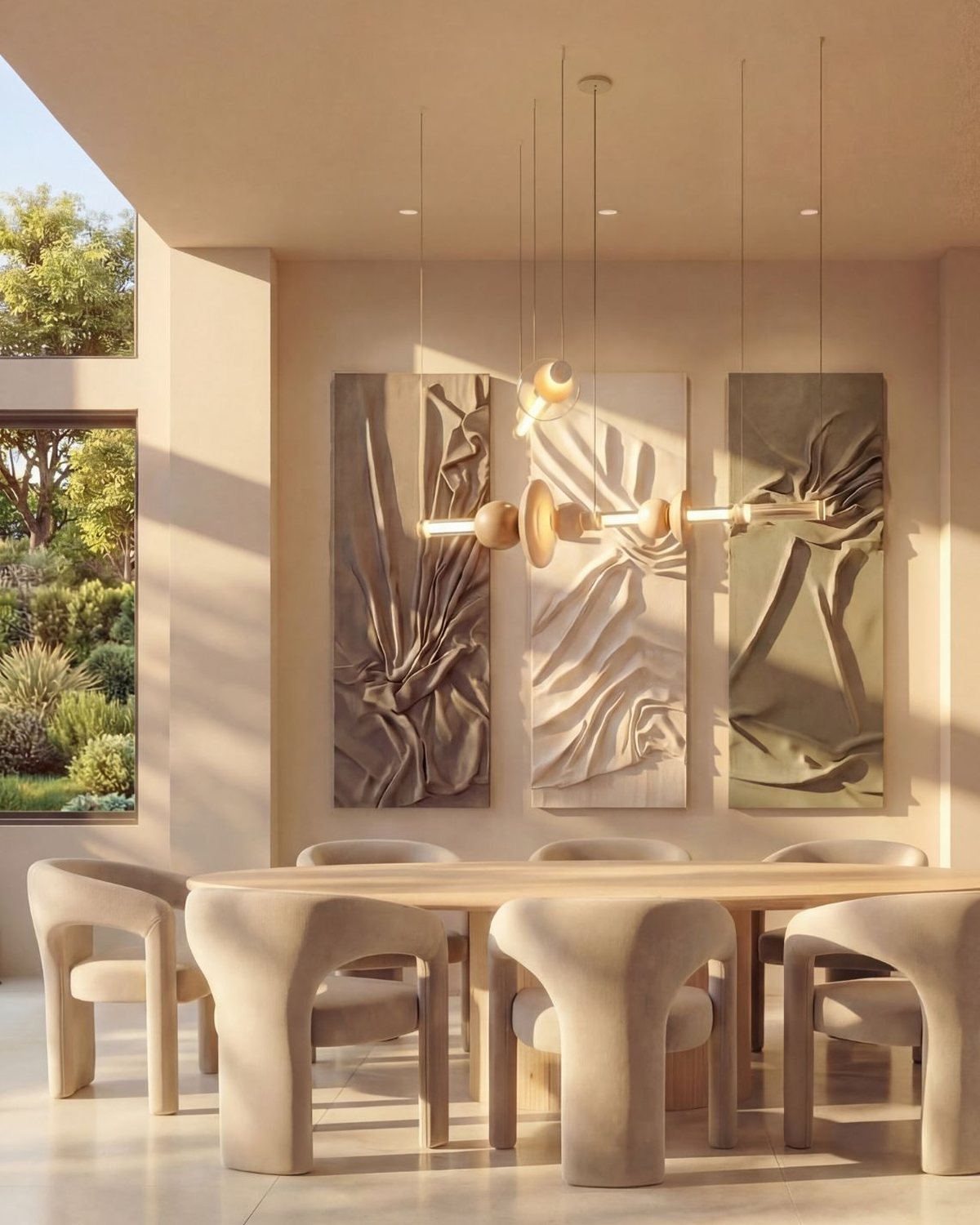 Photorealistic 3D interior render of a styled living space produced by Rendify