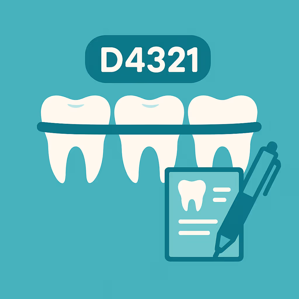 Understanding Dental Code D4321 – Provisional splinting