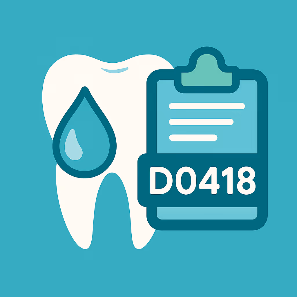 Understanding Dental Code D0418 – Analysis of saliva sample