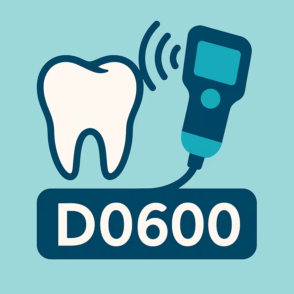 Understanding Dental Code D0600 – Non-ionizing diagnostic procedure capable of quantifying, monitoring, and recording changes in structure of enamel, dentin, and cementum