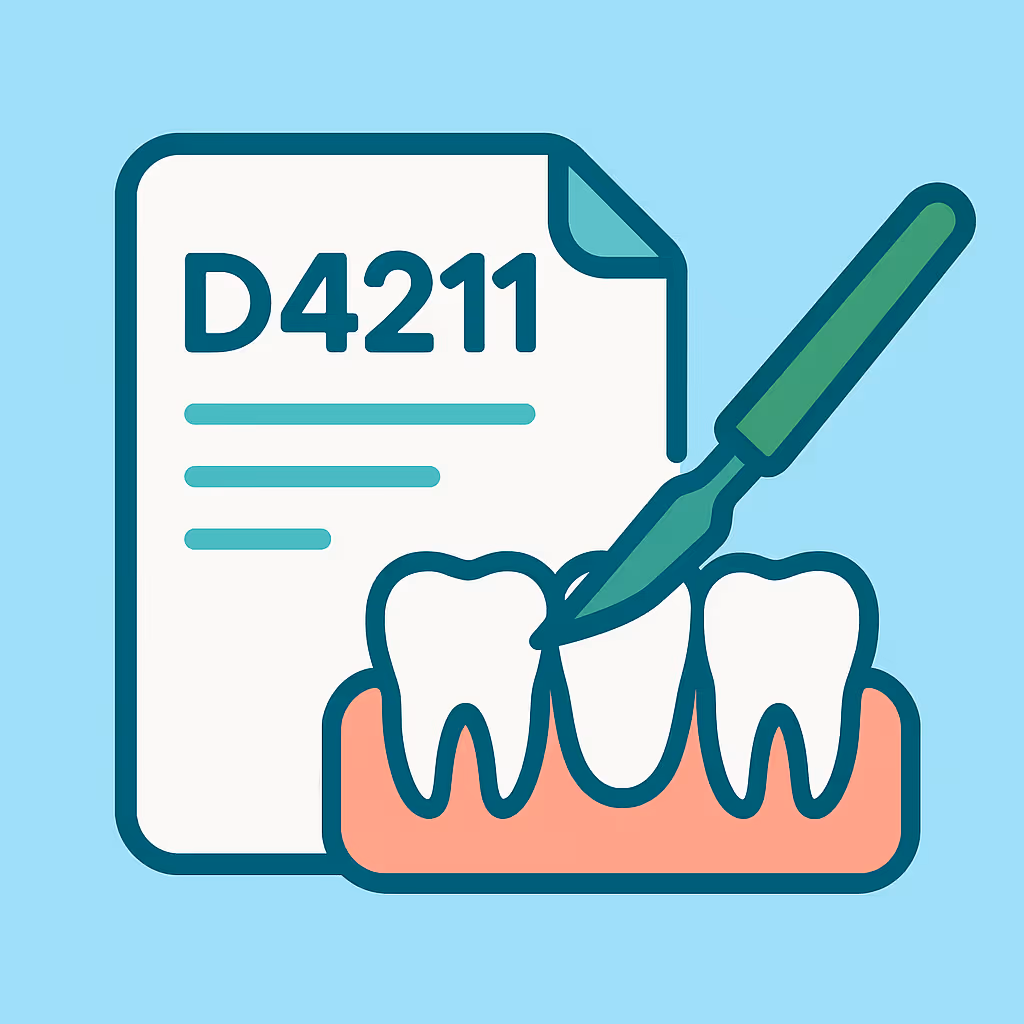 Understanding Dental Code D4211 – Gingivectomy or gingivoplasty