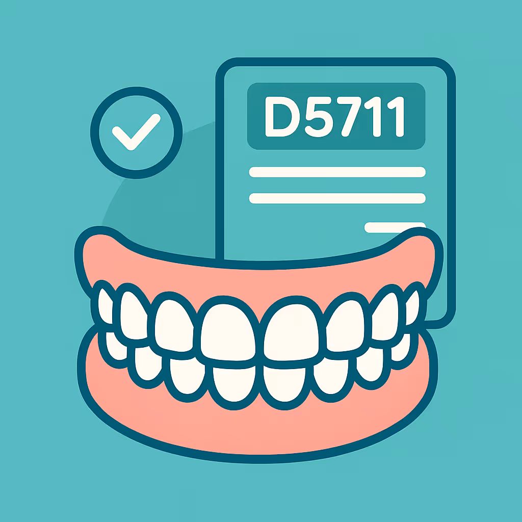 Understanding Dental Code D5711 – Rebase complete mandibular denture
