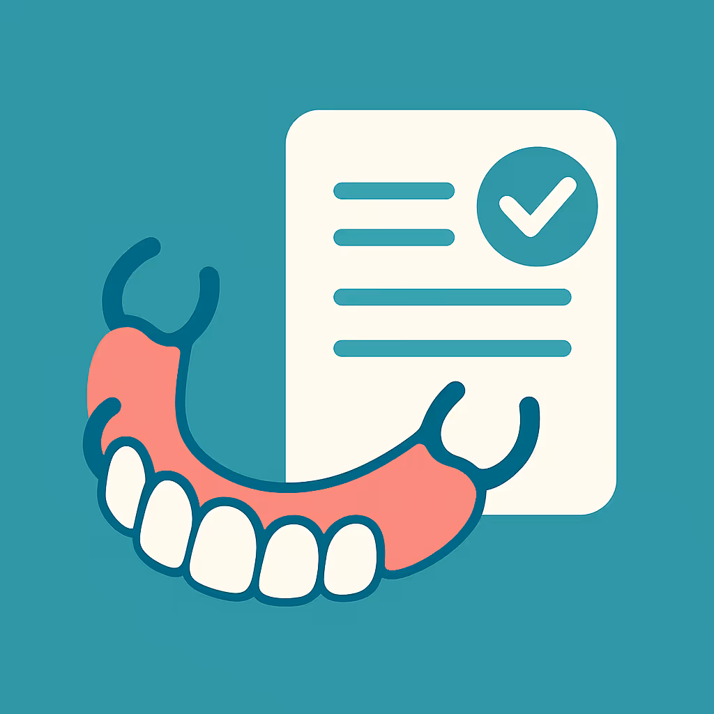 Understanding Dental Code D5821 – Interim partial denture (including retentive/clasping materials, rests, and teeth), mandibular
