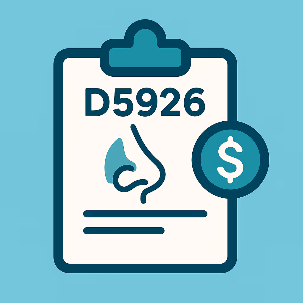 Understanding Dental Code D5926 – Nasal prosthesis, replacement
