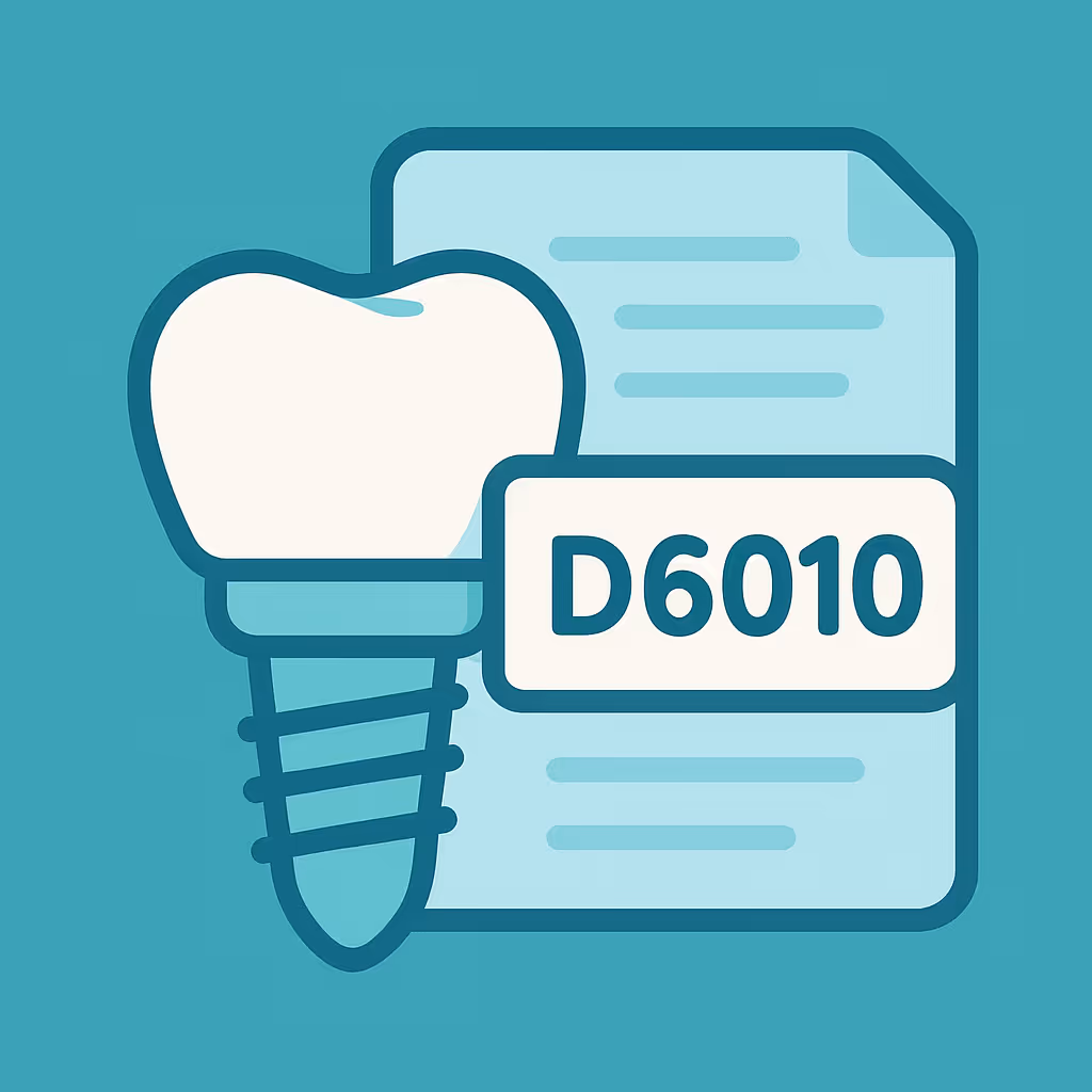Understanding Dental Code D6010 – Surgical placement of implant body: endosteal implant