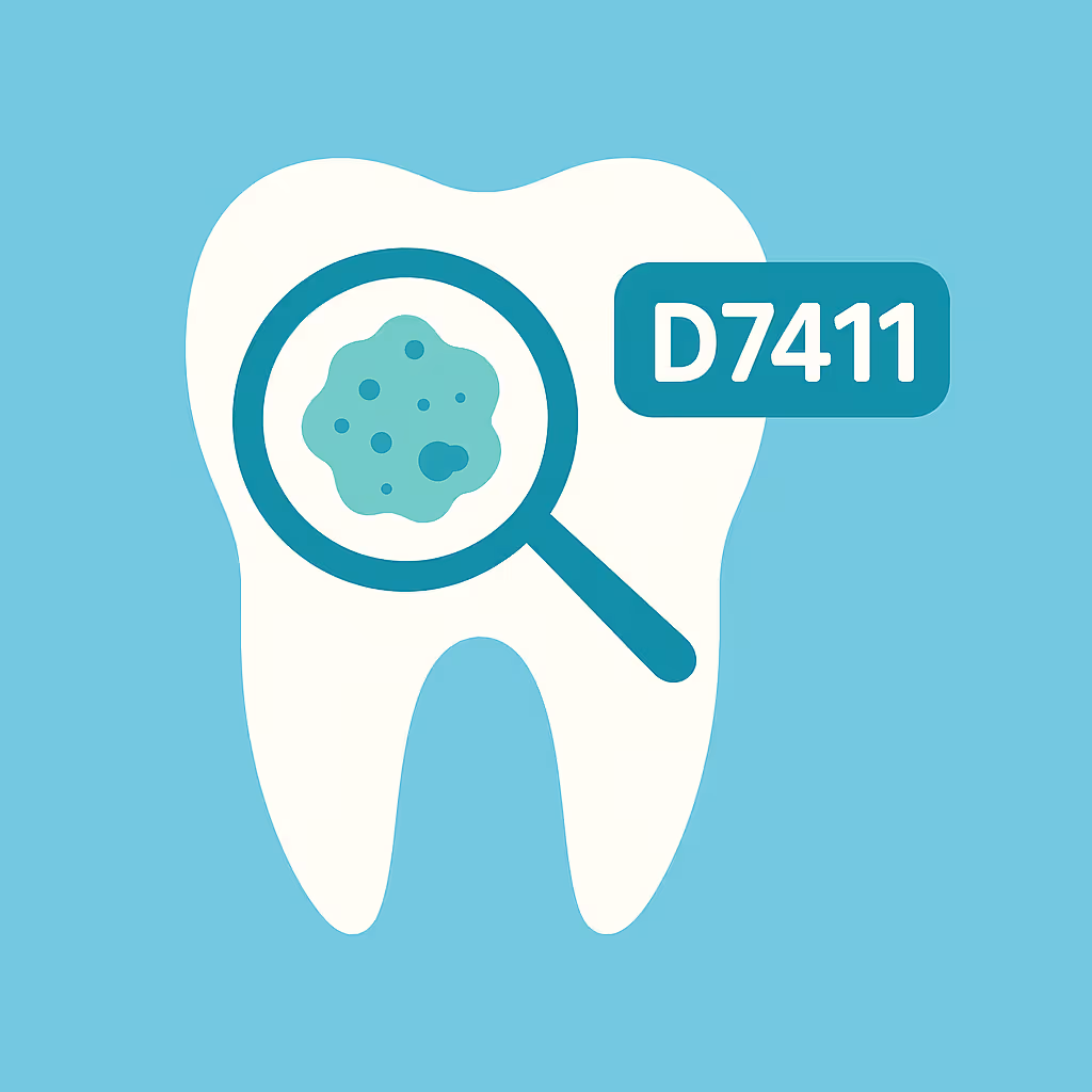 Understanding Dental Code D7411 – Excision of benign lesion greater than 1.25 cm