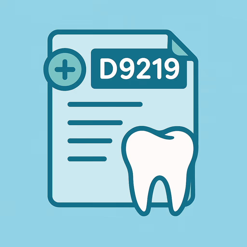 Understanding Dental Code D9219 – Evaluation for moderate sedation, deep sedation or general anesthesia