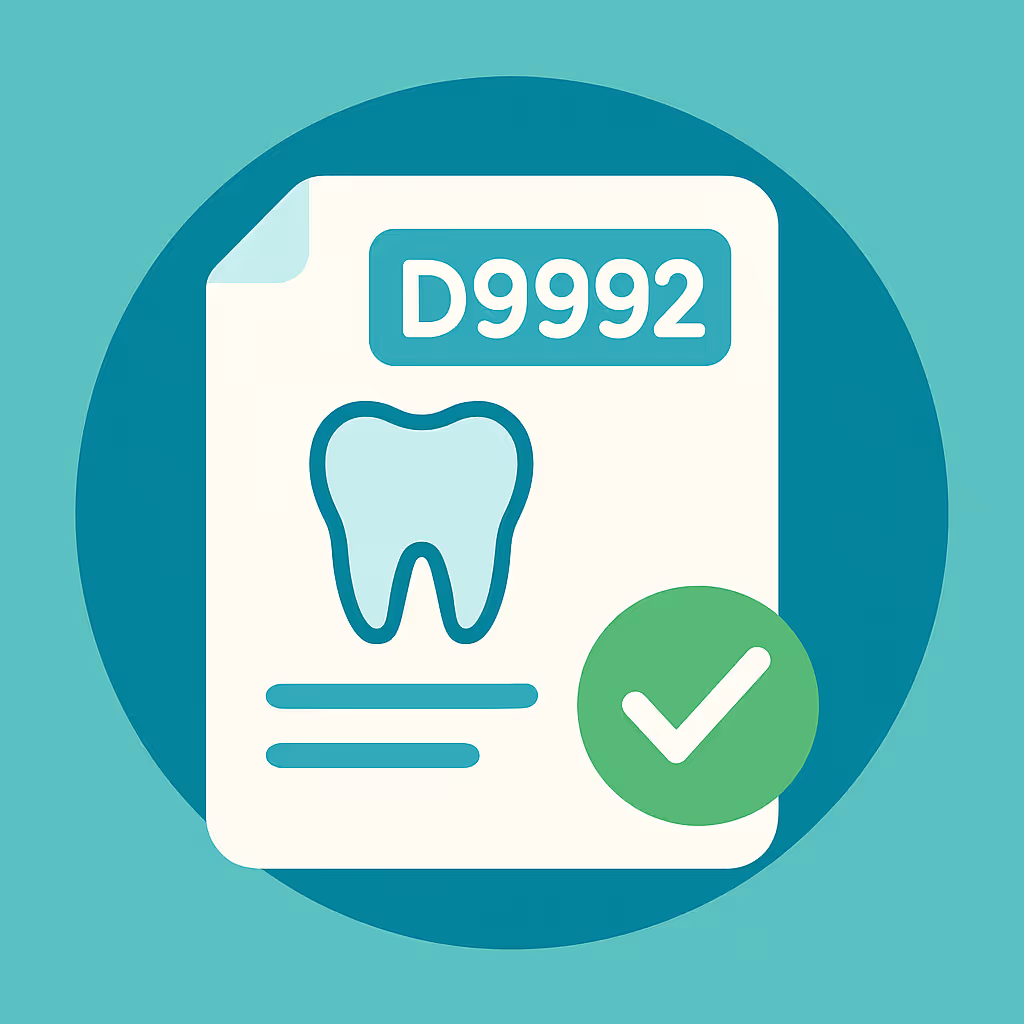 Understanding Dental Code D9992 – Dental case management
