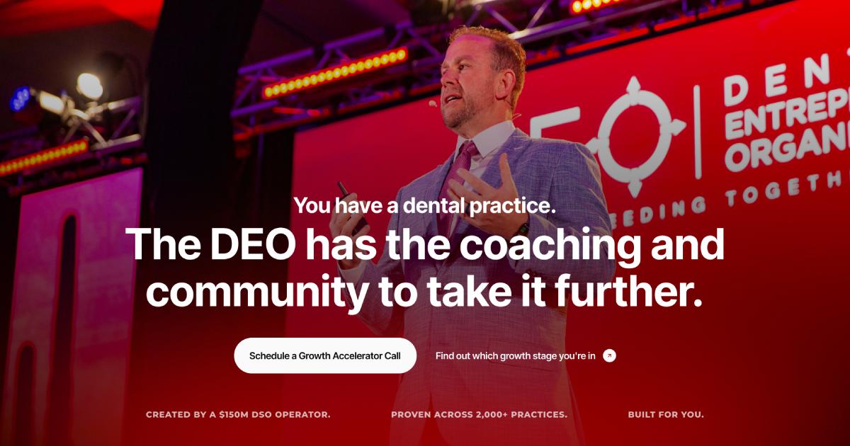The DEO (Dentist Entrepreneur Organization)
