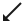 Black and white diagonal arrow pointing down and to the left