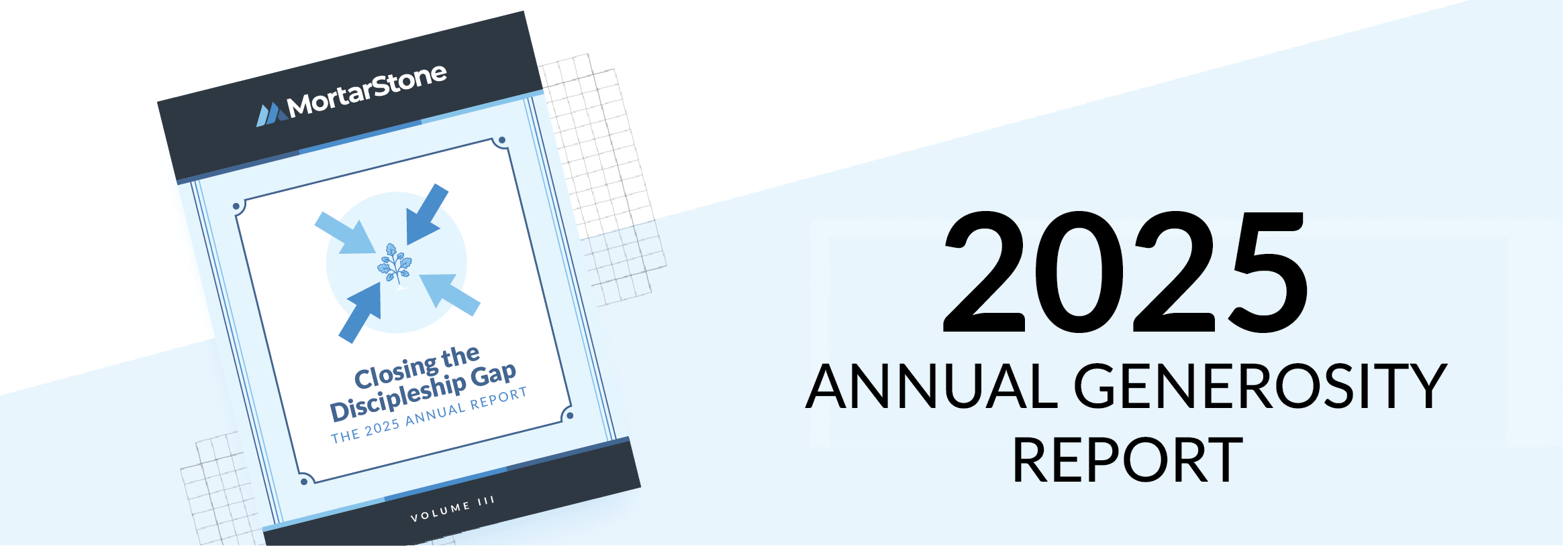 Illustration of generosity report and headline