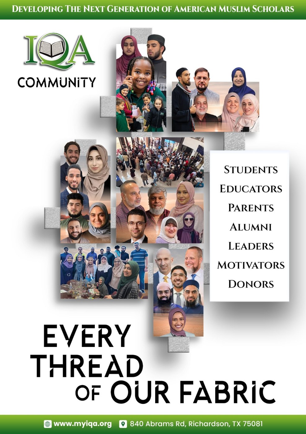 Every Thread of Our Fabric campaign flyer