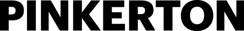 Pinkerton black and white logo
