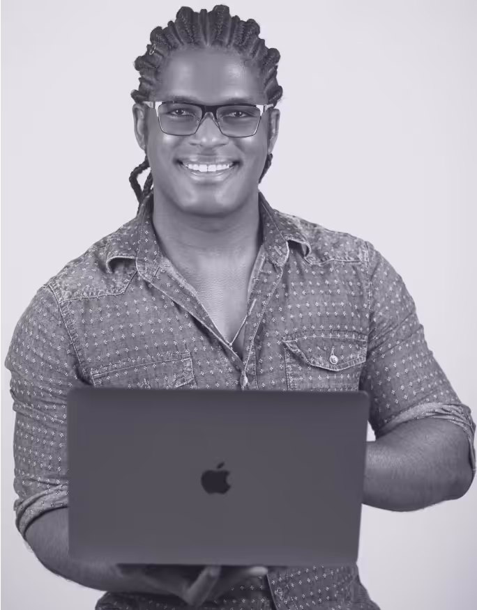 a man smiling at the camera