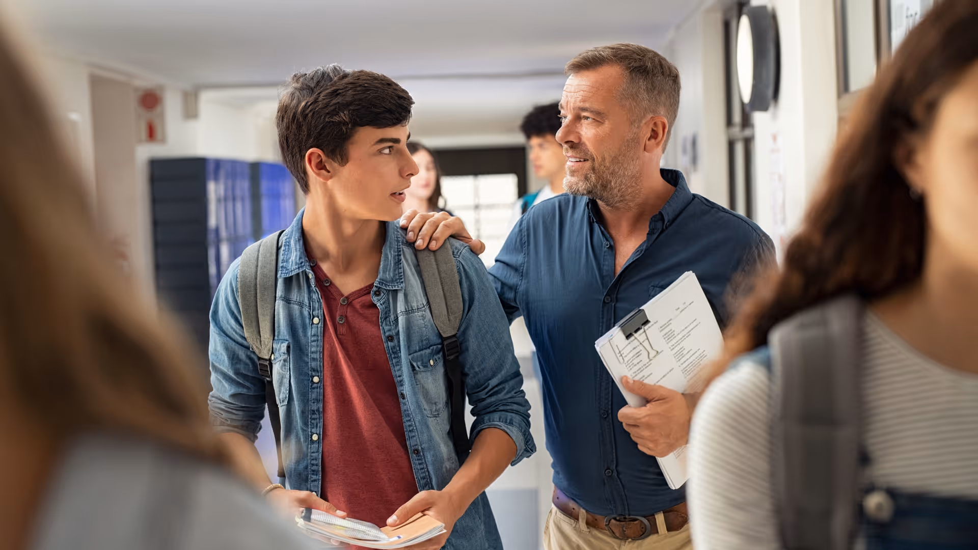 College teacher encourages the student to do more in the study