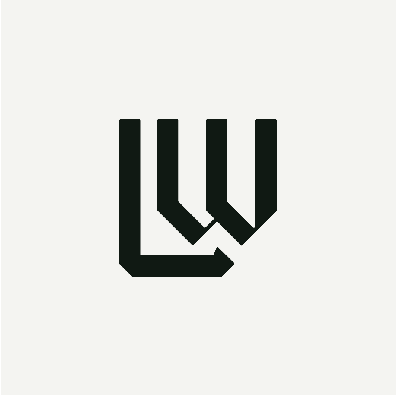 LodeWtr monogram submark logo
