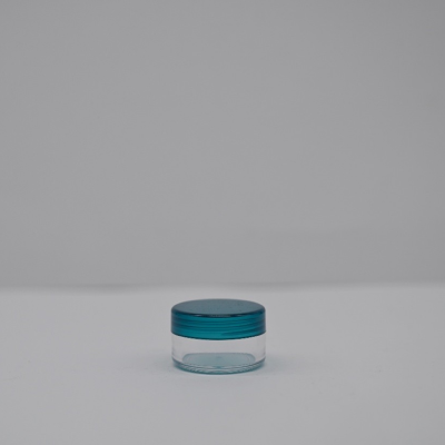 Clear polystyrene sample jar 7mL, 28mm diameter