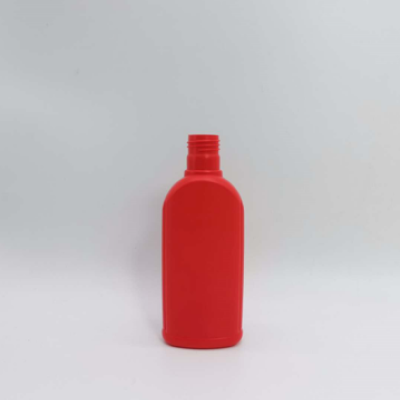 Oblong 150mL PE plastic bottle with 24mm neck finish