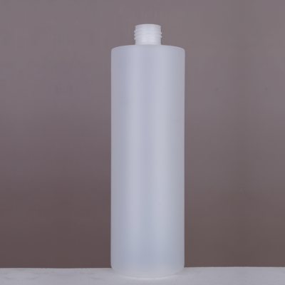 Flat shoulder 1000mL PE plastic bottle with 28mm neck finish