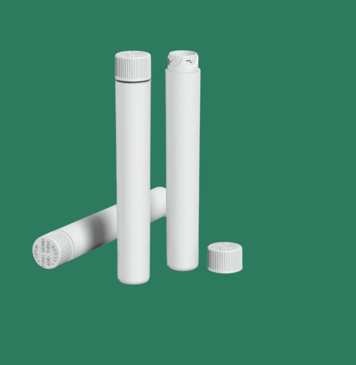 Plastic tubes with soft-touch overmolded closures